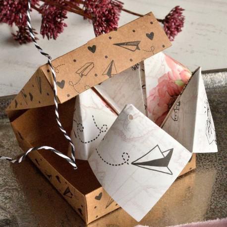 Invitación de boda juego en cajita