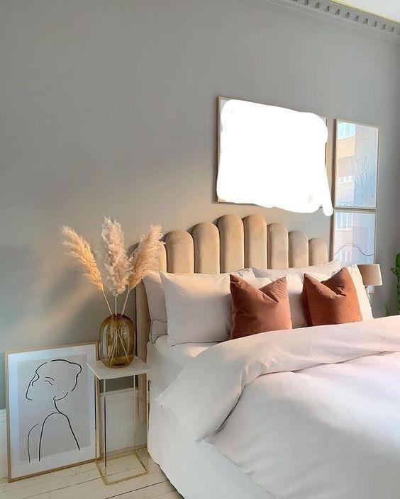 Diseños de cabeceras para camas aesthetic