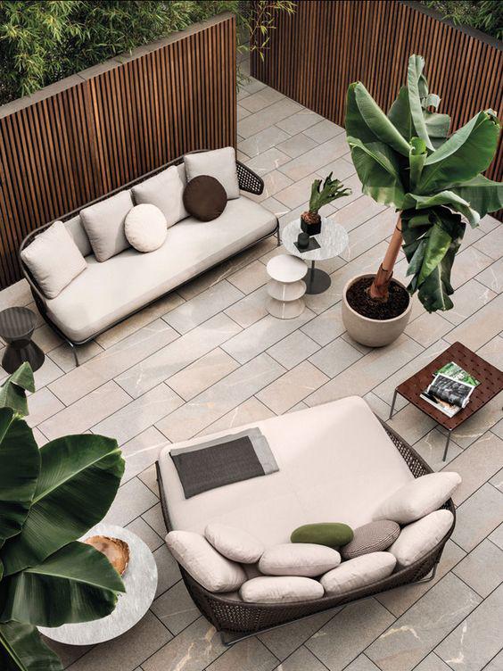 Sofás para exteriores