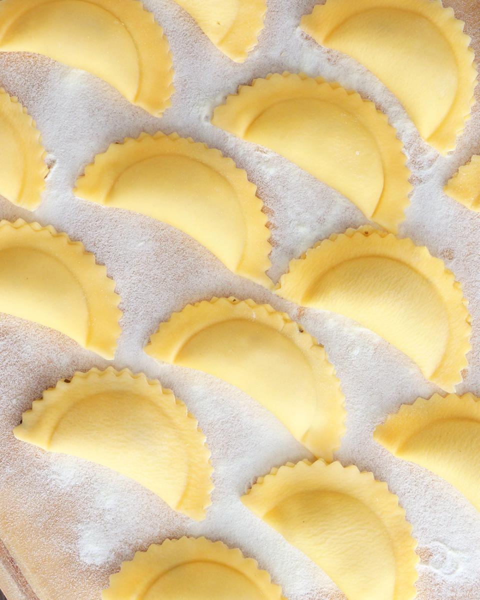 ravioles berenjena queso