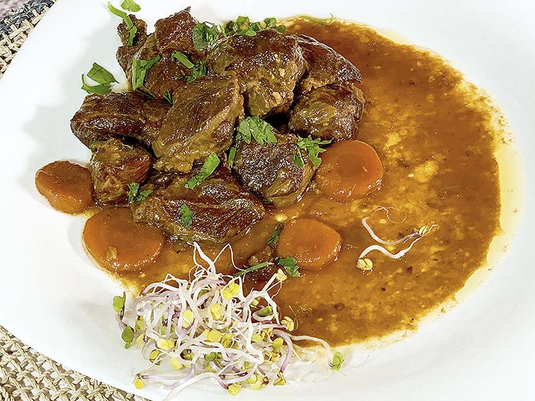 menú para San Valentín