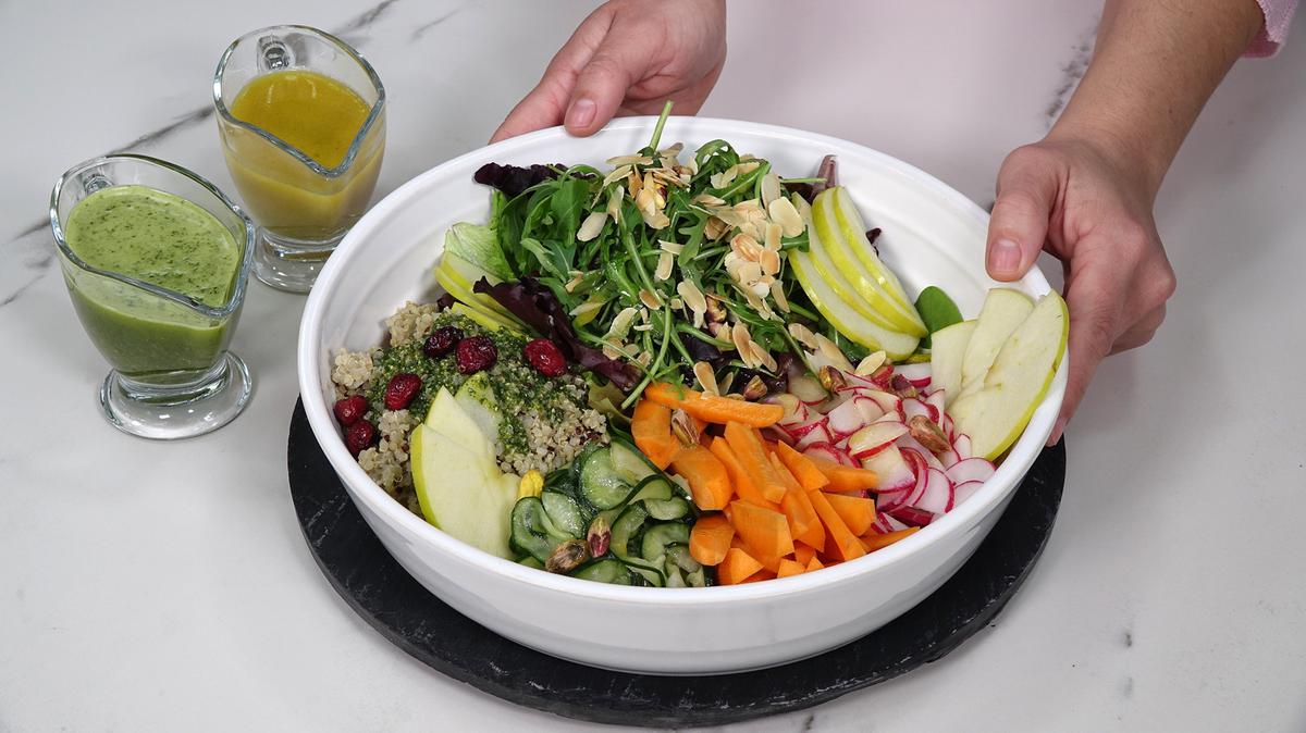 Menú saludable y delicioso. Ensalada completa y postre riquísimo - Loli Domínguez - Foto 14