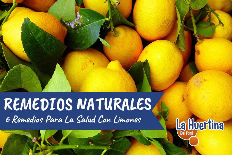 remedios naturales con limones