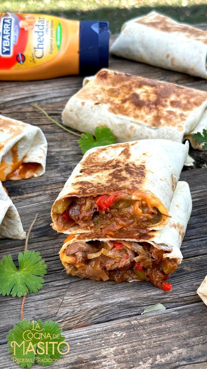 Burritos de carne receta de la cocina de Masito
