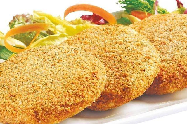 Milanesa de soja con zumo de limón. Recetas de soja texturizada