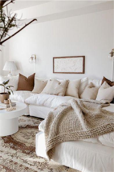 Salas en colores neutrales