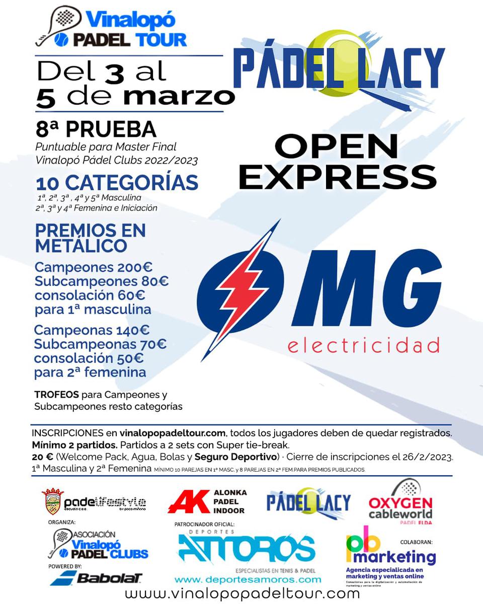 Padel Lacy Open Express