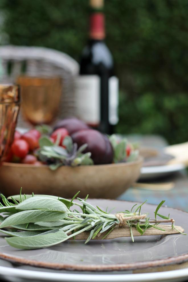detalles de una mesa bonita