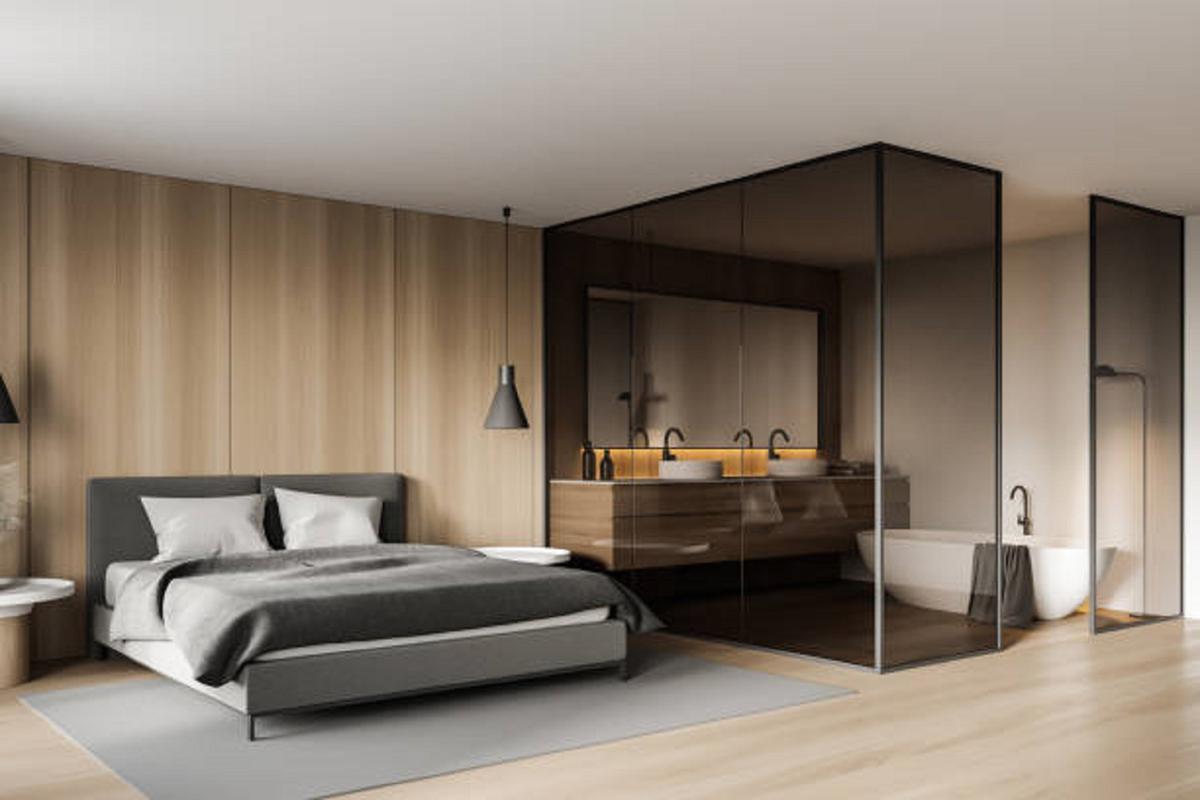 Baños integrados en los dormitorios: ideas de integración 4