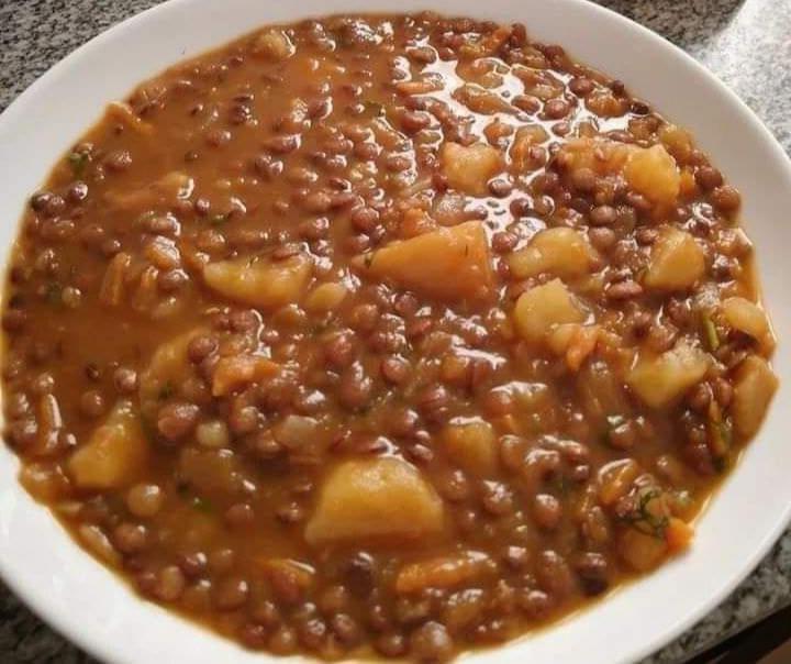 lentejas con verduras o chorizo