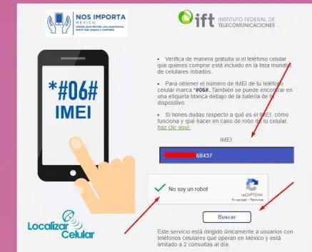 consulta de celular robado