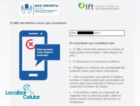 checar imei robado o extraviado