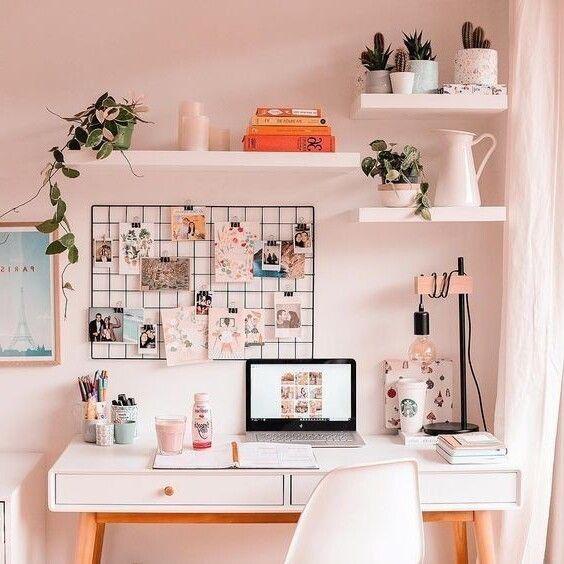 crear un moodboard en la oficina en casa