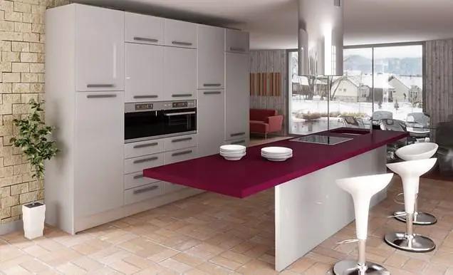 diseños de cocinas integrales con isla