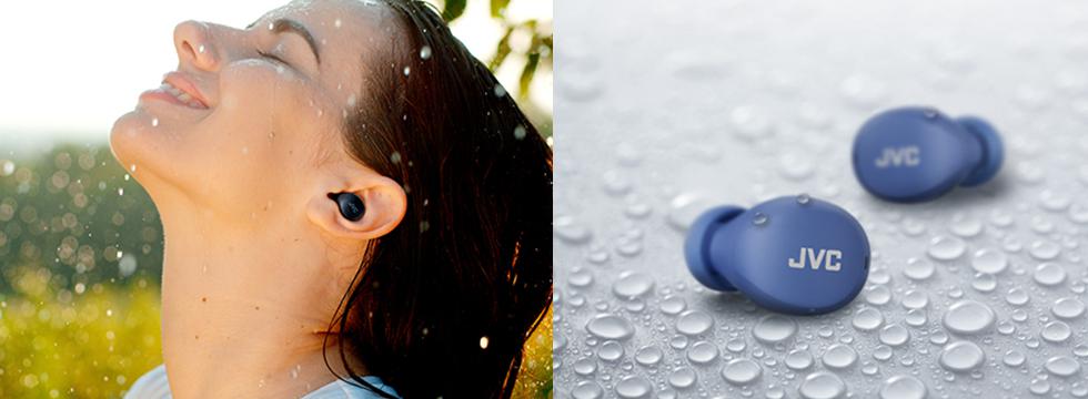 JVC Gumy Mini HA-A6T - Certificación IPX4