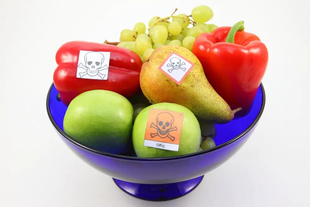 Pesticidas en frutas y verduras para bebés