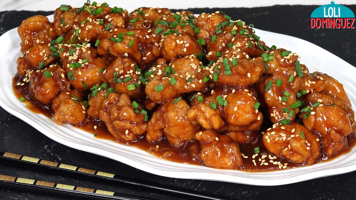 POLLO AL ESTILO CHINO CON SÉSAMO. Receta fácil y deliciosa. Esta receta se hace de manera fácil y rápida, con una salsa que lo hace realmente delicioso,