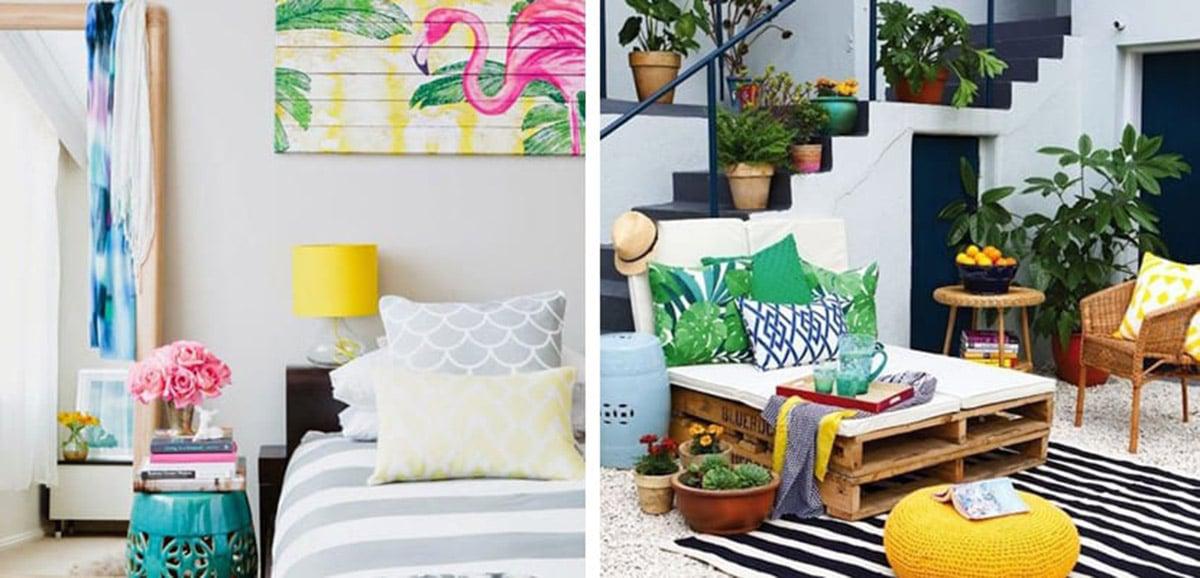 Colores en la decoración exótica