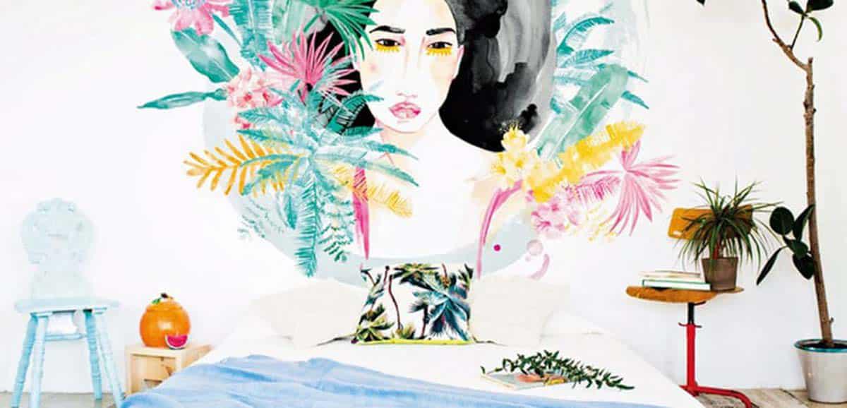 Un dormitorio exótico