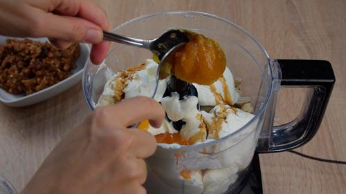 relleno base tiramisú fácil en vasitos saludable