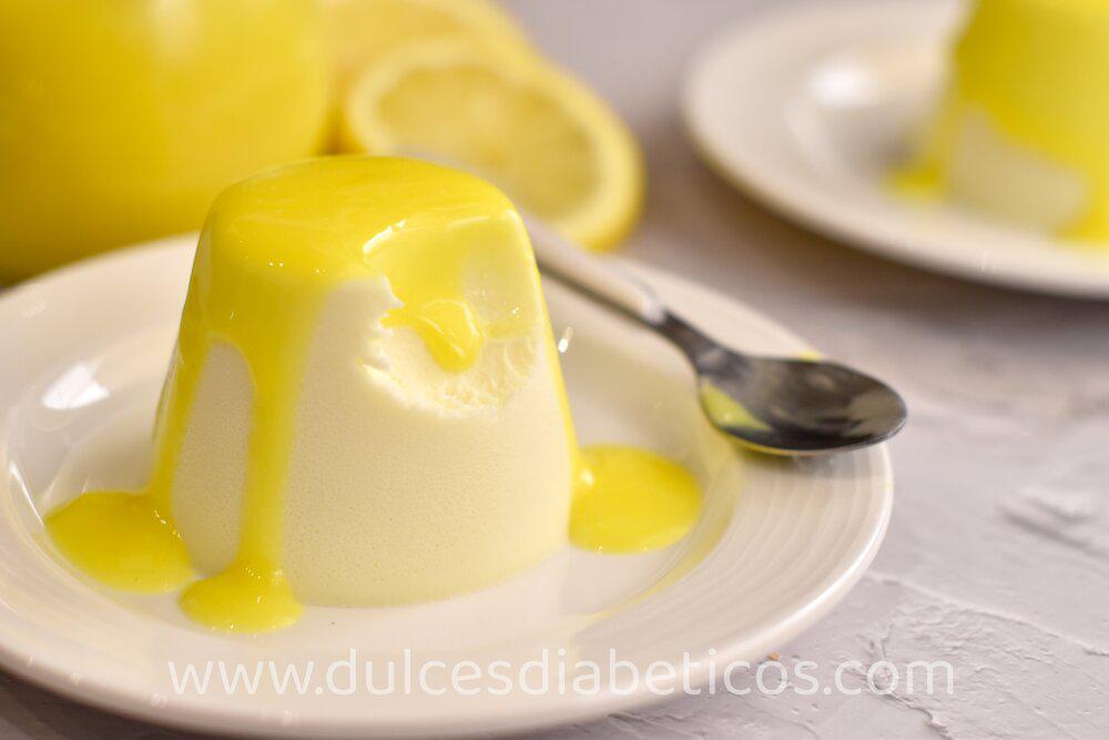 flan de limon sin horno ni azucar