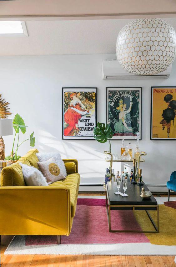 Salas de estar estilo art deco