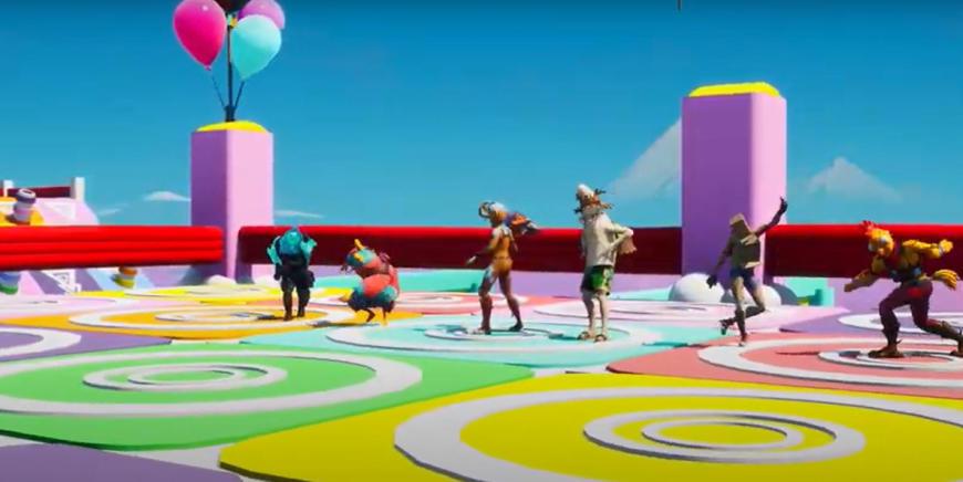 Mejores mapas en Fortnite de pruebas de Fall Guys
