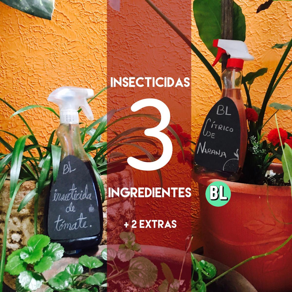 3 Insecticidas con 3 ingredientes 