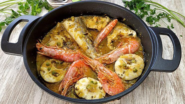 Merluza a la cazuela