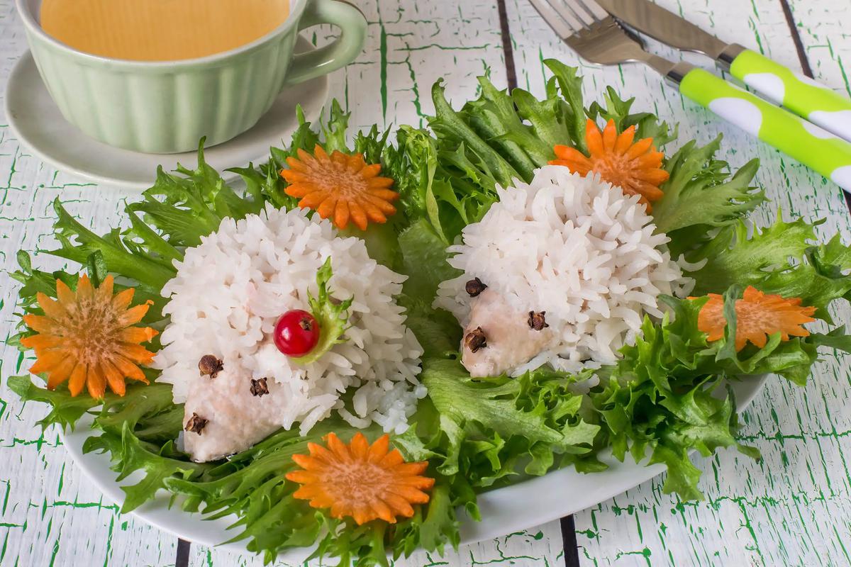 divertida ensalada para niños