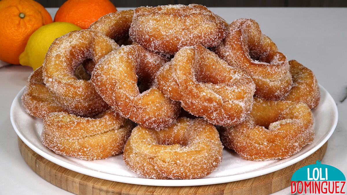 ROSCOS FRITOS ESPECIAL SEMANA SANTA. Tiernos toda la semana, una receta tradicional de estas fechas, pero en casa los hacemos cada vez que nos apetecen, porque se hacen fácilmente y están riquísimos