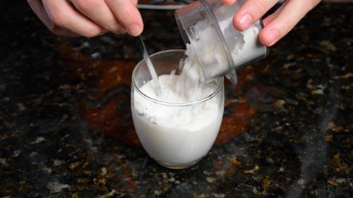 diluir maicena en leche