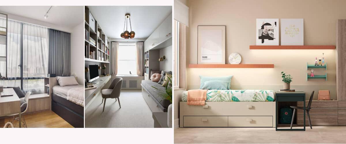 Camas nido en habitaciones multiusos