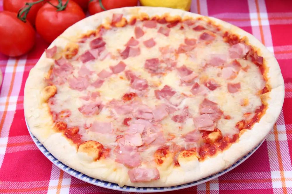 Pizza york y queso cena niños