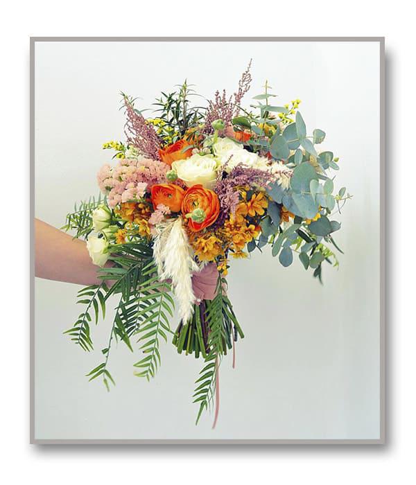 Ramo de novia Pulgar Verde