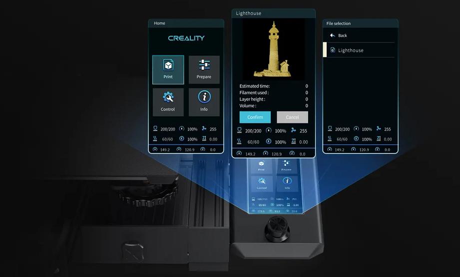 Creality Ender 3 V2 Neo - Pantalla