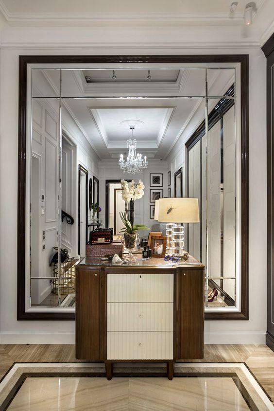 Recibidores con espejos