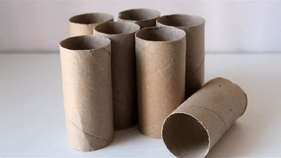 Porta papel toalla DE COCINA útil y decorativo reciclando cartón