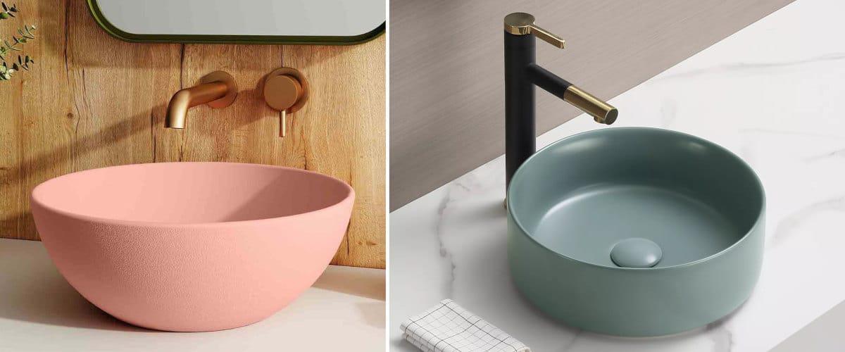 Lavabos de color