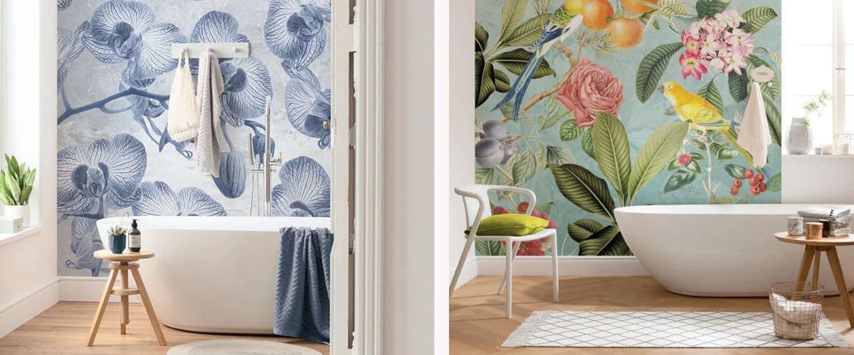 Murales de vinilo para alegrar el cuarto de baño
