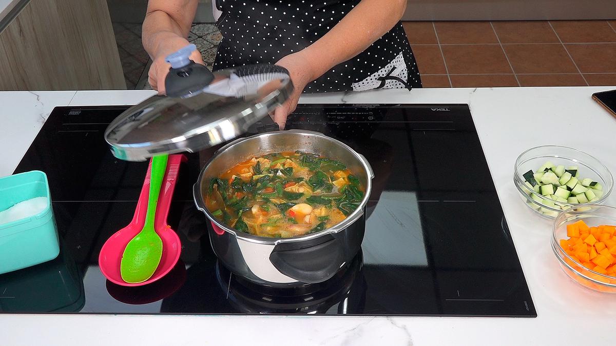 GARBANZOS CON VERDURAS, SALUDABLE Y RIQUÍSIMO - Loli Domínguez - Foto 9