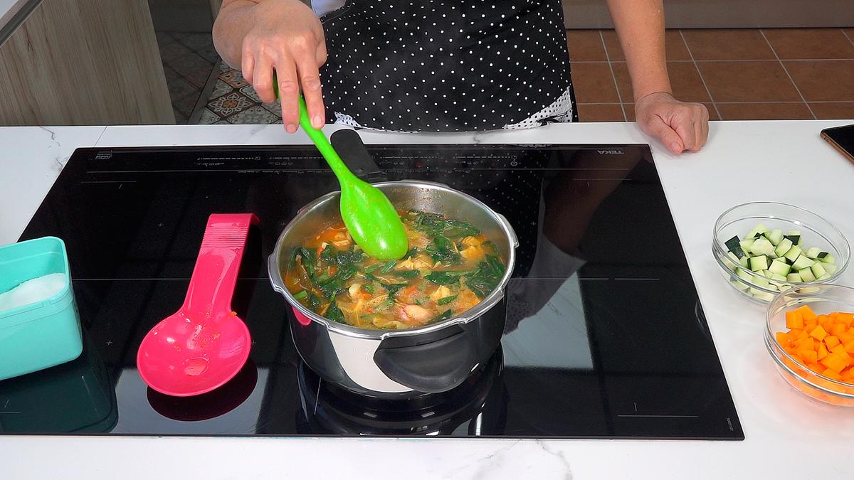 GARBANZOS CON VERDURAS, SALUDABLE Y RIQUÍSIMO - Loli Domínguez - Foto 8