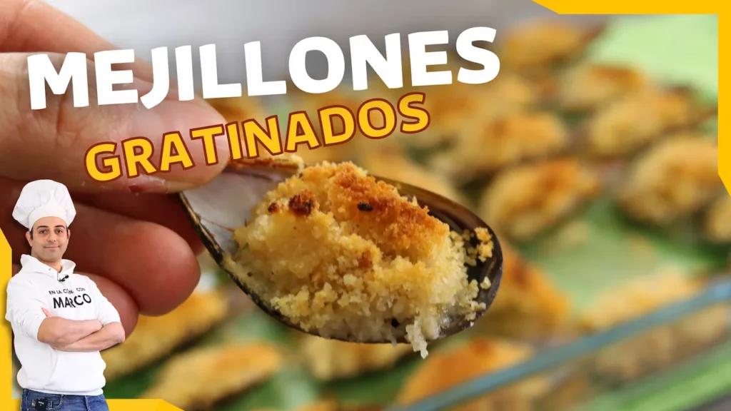 mejillones horno gratinados