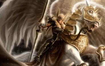 as Valkyrias eran conocidas por conducir a los guerreros caídos al Valhalla