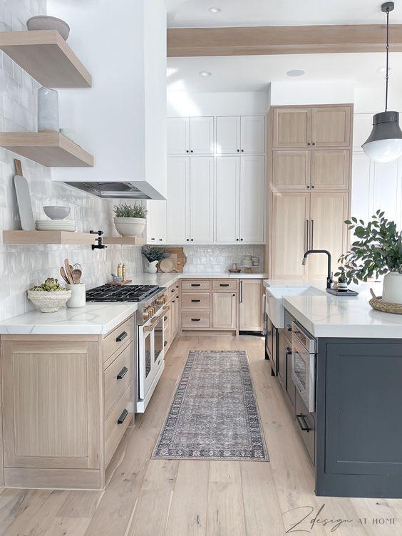 Distribución de muebles en una cocina