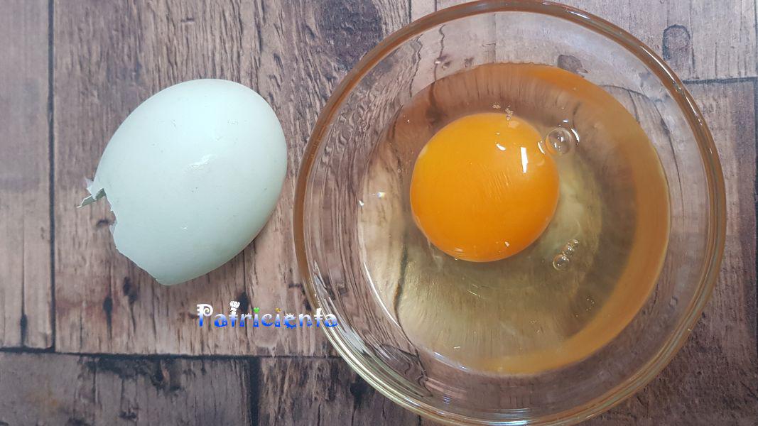 Huevos azules de gallinas Araucanas. Patricienta Cook