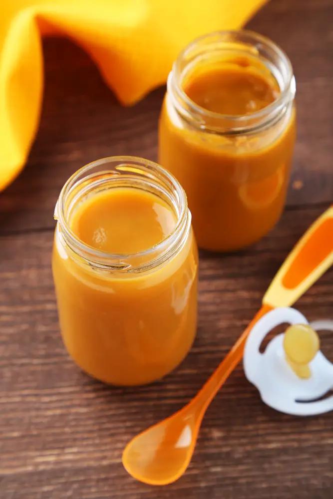 Puré de pavo, calabaza y zanahoria para bebés