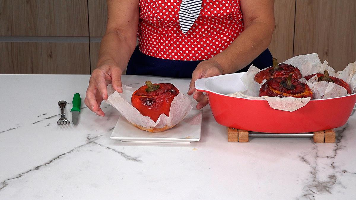 PIMIENTOS RELLENOS DE ARROZ CON POLLO - Loli Domínguez - Foto 16