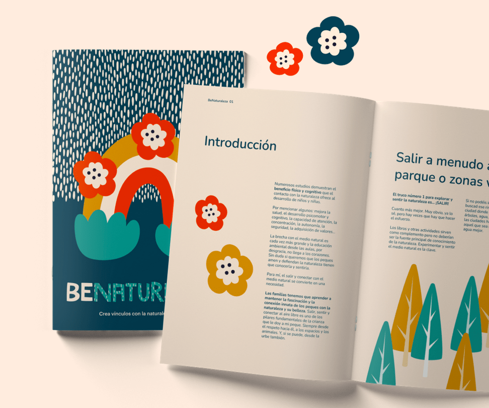 Anuncio de descagable gratuito del curso crianza urbana y naturaleza