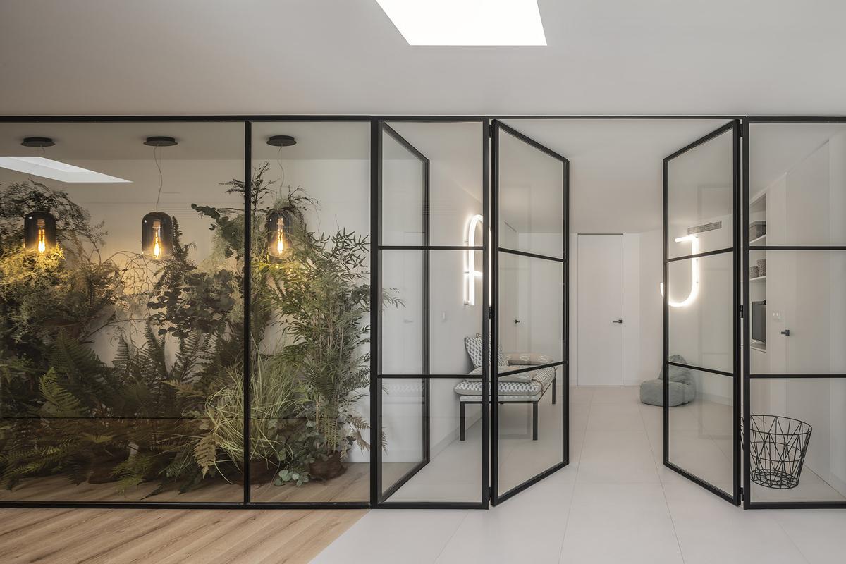 acristalamiento casa moderna